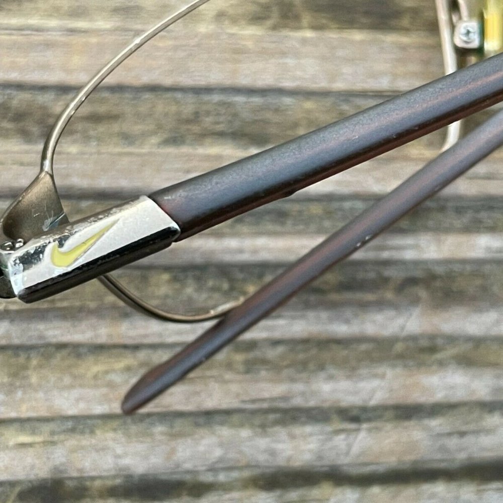 Nike Men Sunglasses/Eyeglasses Frame Bronze/Brown Tone 54[]18 135 Flexon Temples - Picture 4 of 12